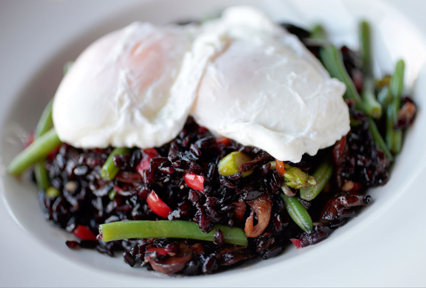 black rice bowl